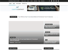 Tablet Screenshot of creativecontrast.com